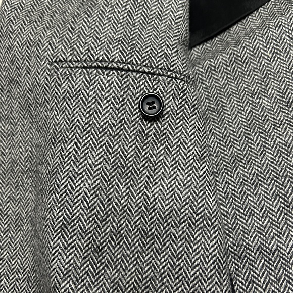 Vineyard Vines Mens 46R Merino Wool Gray Herring Blazer Sport Coat - Picture 7 of 14